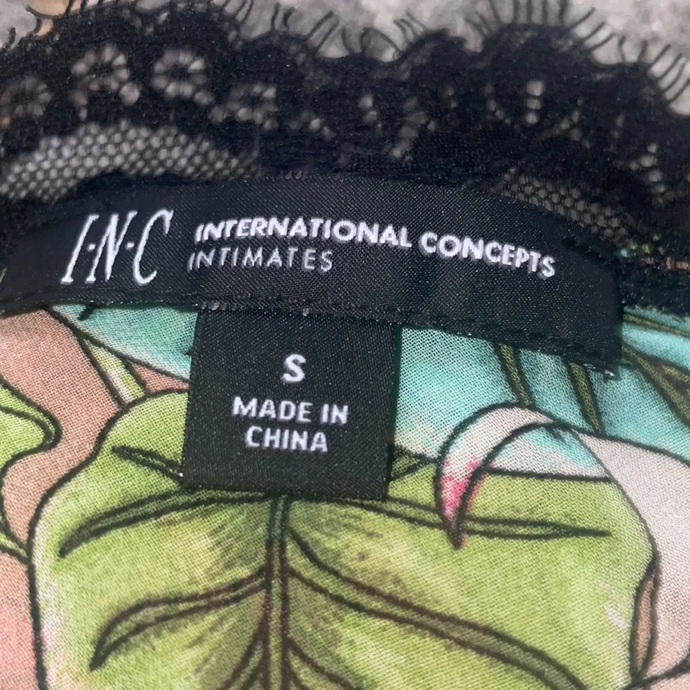 🟢 INC Tropical Jungle leopard bodysuit size Small - Picture 7 of 8